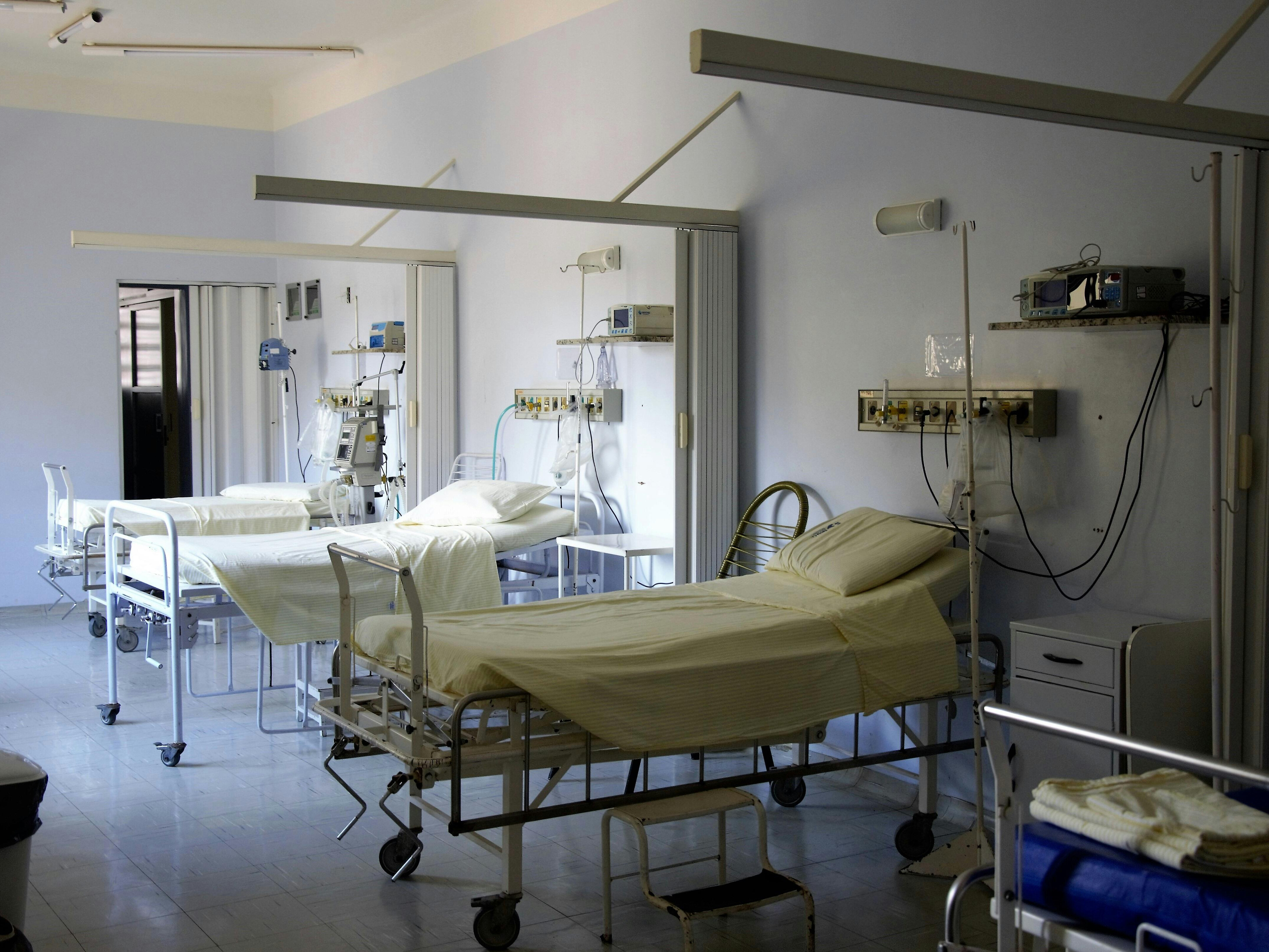 Empty Hospital beds